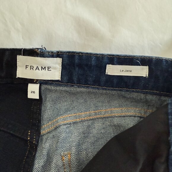 FRAME Le Jane DELL NOIR Jeans - Size 26 - Picture 6 of 6